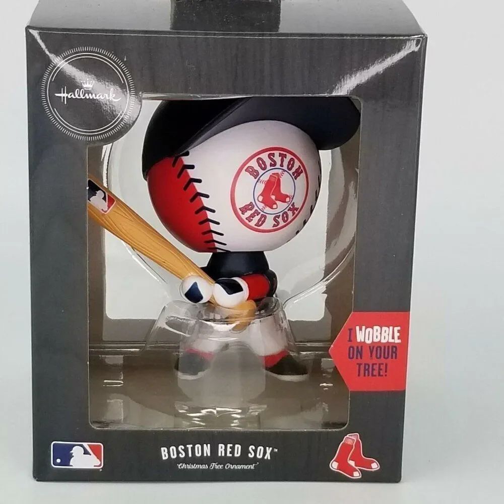 Hallmark MLB Boston Red Sox Christmas Tree Ornament I Wobble On Your Tree New